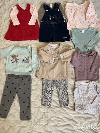 Брендовые вещи пакетом для девочки 74