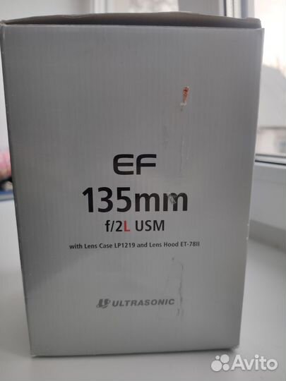 Объектив Canon EF 135mm f 2l USM