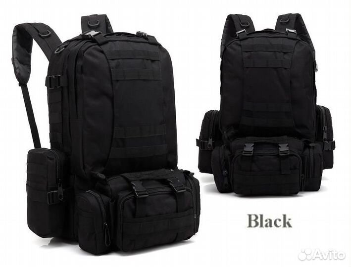 Тактический рюкзак 50 литров, разные цвета