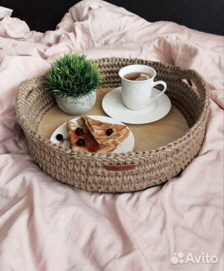 Поднос, салфетка