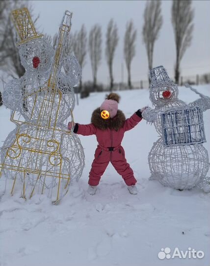 Зимний комбинезон для девочки