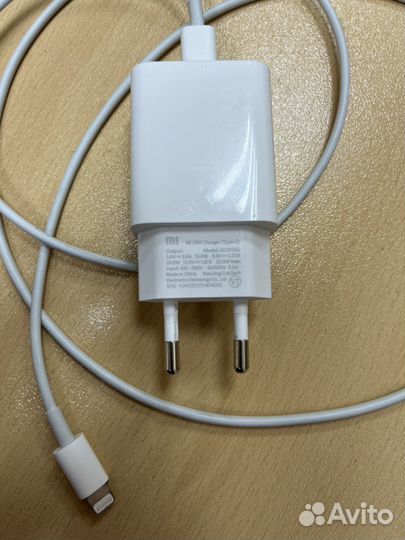 Блок питания xiaomi type-c (зарядка для iPhone)