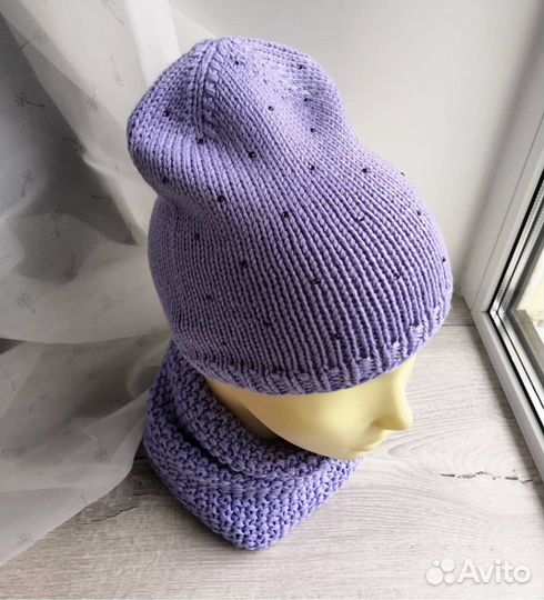 Шапка и студ (шерсть мериноса ) р. 50-52