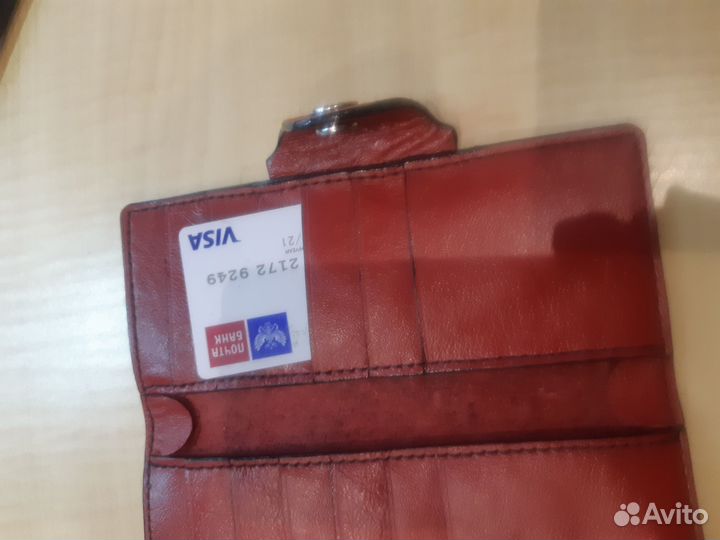 Картхолдер из натуральной кожи ручная работа