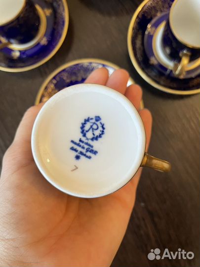 Сервиз чайный reichenbach кофейнае германия cobalt