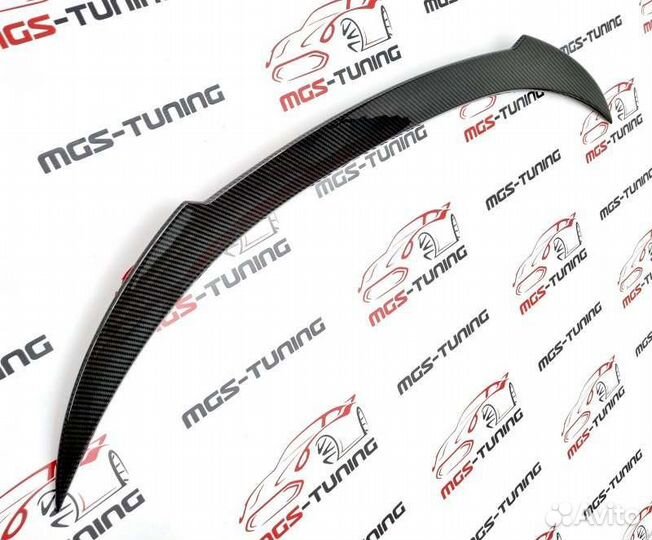 Спойлер на BMW 8 серия G14 V-style карбон