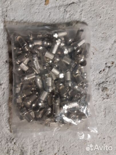 F коннектор(разъём) Латунь, для кабеля 75 Ом