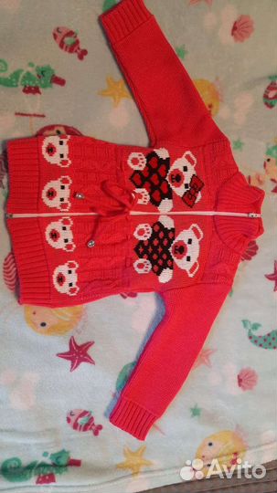 Кофта для девочки 86 92