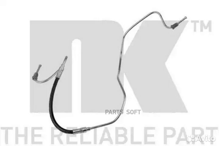 NK 853753 853753 шланг тормозной зад. прав. 900mm\