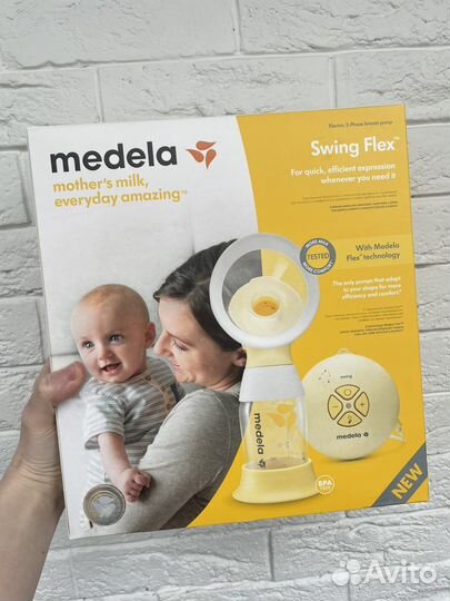 Молокоотсос электрический medela swing flex