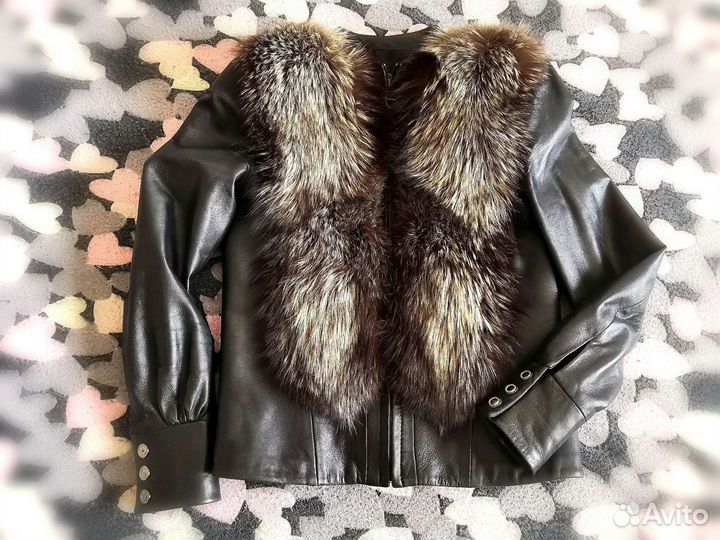 Куртка кожаная