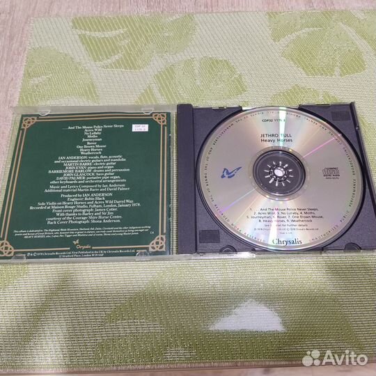 CD jethro tull 1978 Heavy Horses / UK