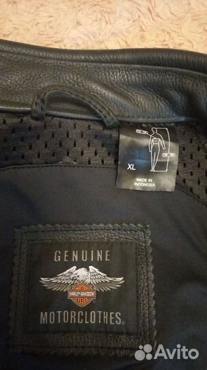 Мотокуртка кожаная мужская 54