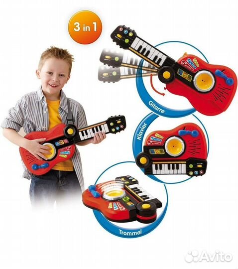 Детская гитара музыкальная игрушка