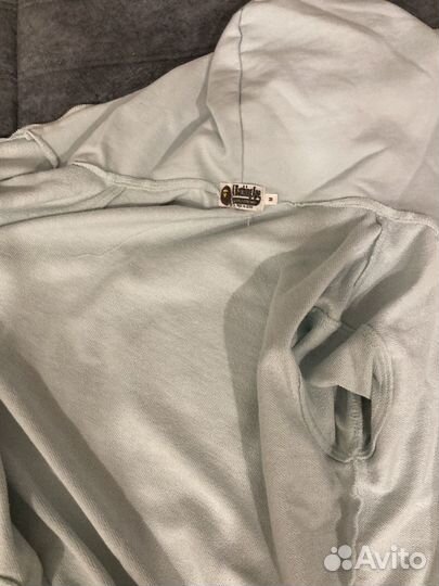 Зип худи bape one point blue
