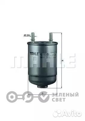 Mahle KL4855D Фильтр топливный renault: megan lll