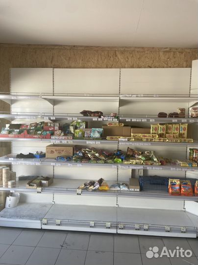 Стеллаж металлический торговый для магазина бу