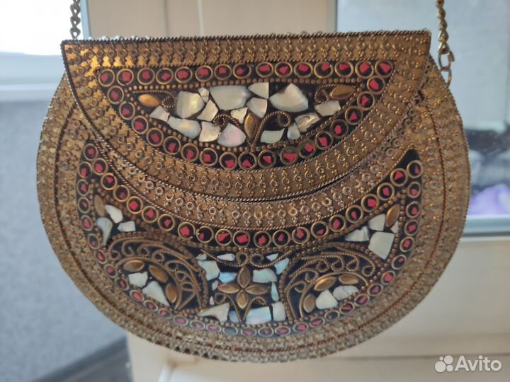 Сумка клатч Индия металл