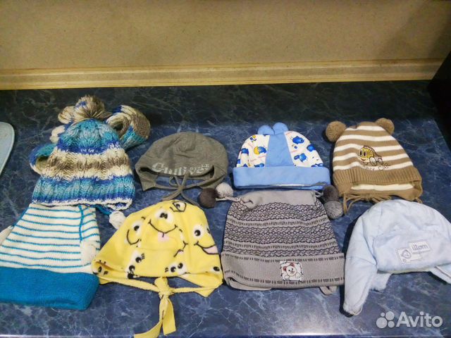 Детские Шапки Осень/Весна, 8- Штук