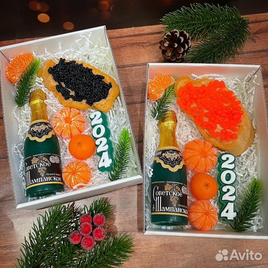 Набор мыла ручной работы на Новый год