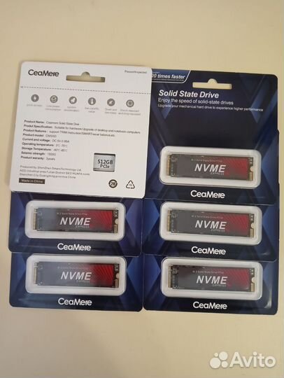 Ssd m2 nvme 512gb новые (ceamere)