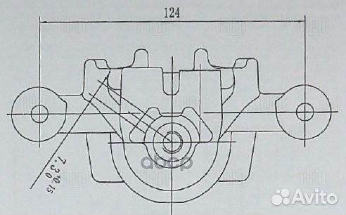Суппорт торм. KIA ceed (07) /hyundai I30 (07)
