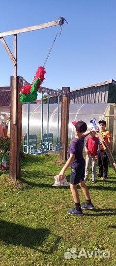 Пиньята майнкрафт/арбуз/сердце