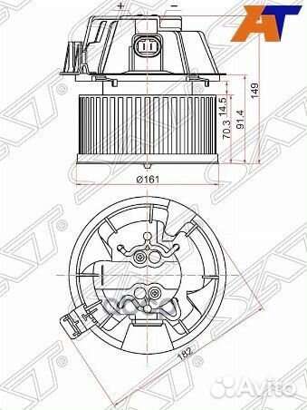 Мотор отопителя салона Nissan Almera 12-19 / March