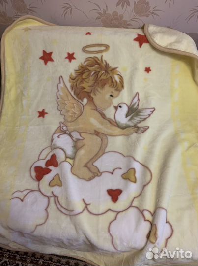 Новый Детский теплый плед 110х140