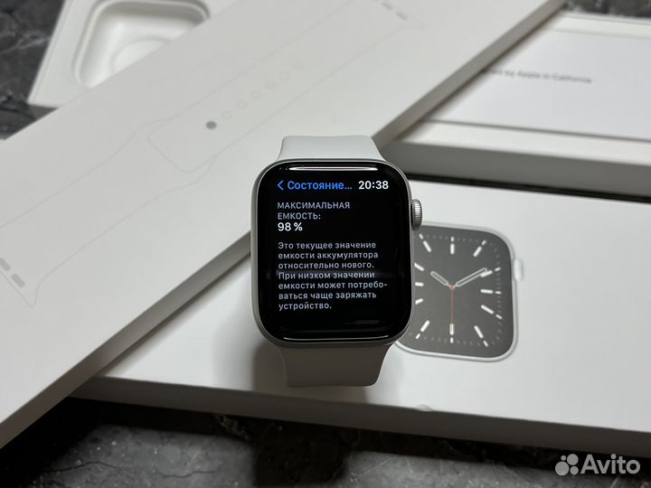 Часы Apple Watch 6 44 mm 98 акб