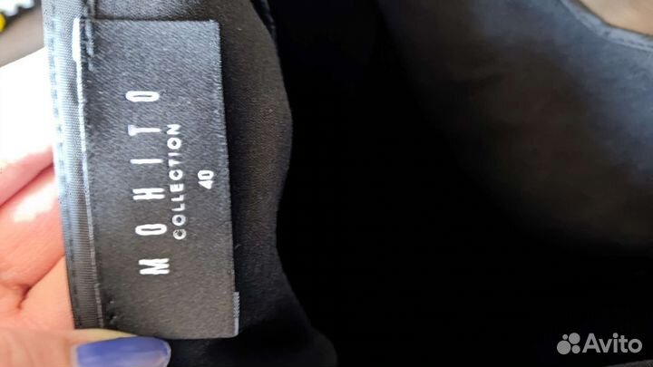 Нарядное платье 46 размера черное