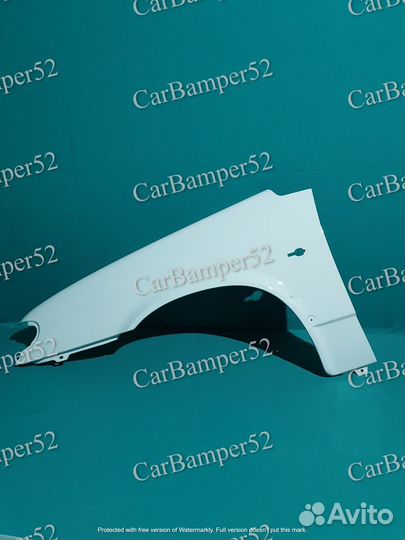 Крыло переднее левое ваз 2114 2115 Белое облако