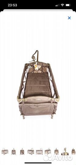 Детская кроватка манеж