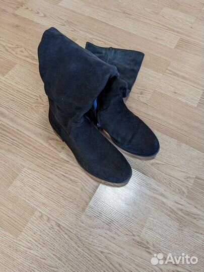 Ботфорты натуральная замша 37