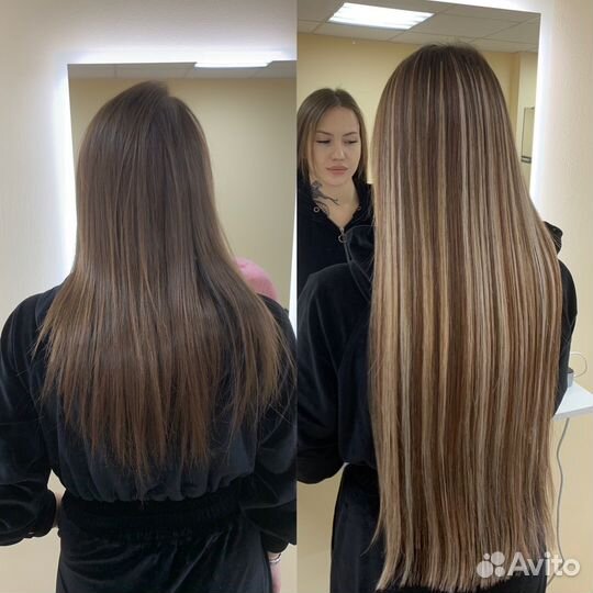 Наращивание биопротеиновых волос