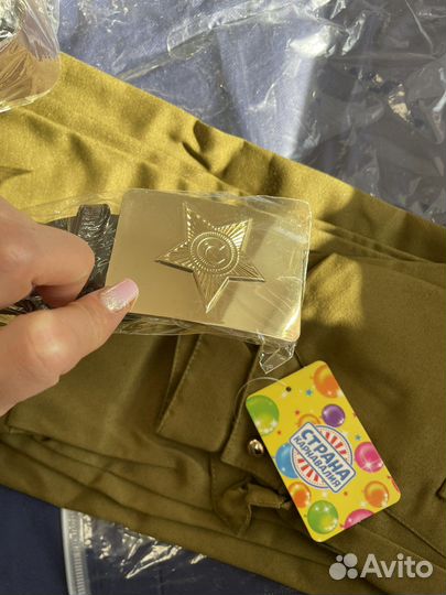 Детский военный костюм для девочки