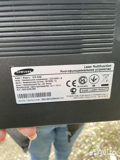 Принтер лазерный samsung SXC-3200