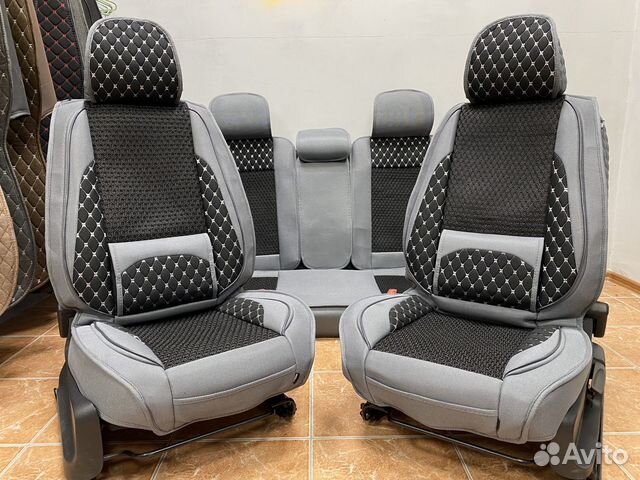 Авточехлы вязаная середина