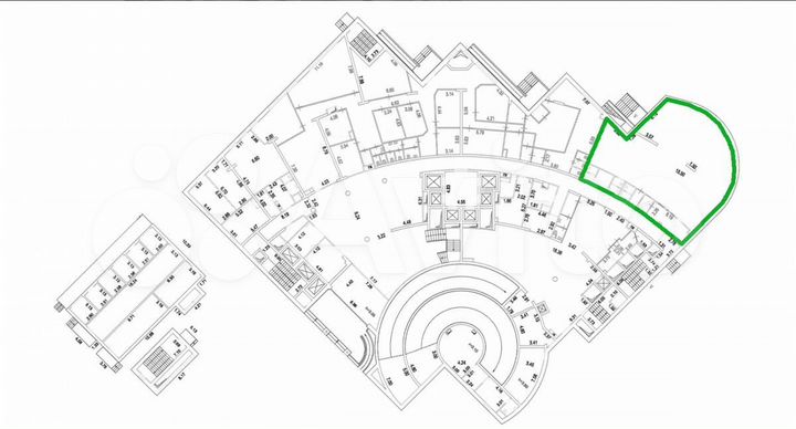 Сдам офисное помещение, 196 м²