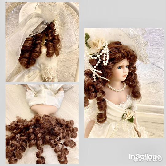 Кукла фарфоровая коллекционная