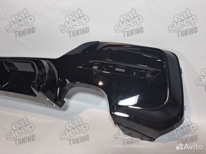 Диффузор BMW F20 LCI рест M CS глянец 2+2