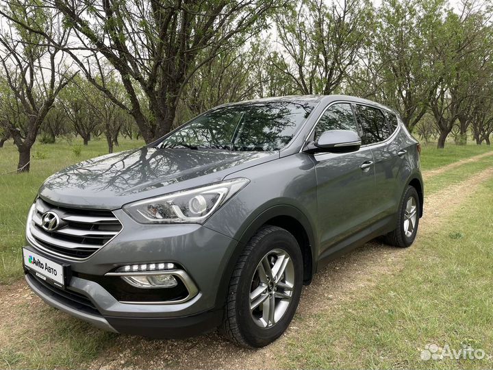 Hyundai Santa Fe 2.2 AT, 2018, 56 000 км