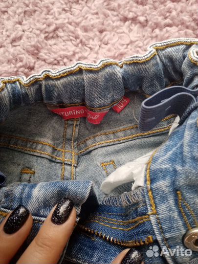 Джинсы для девочки 104