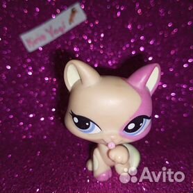 lps лпс в коробке набор littlest pet shop пет оригинал кошка сидячка