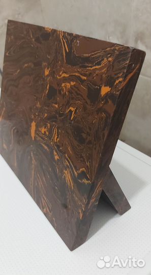 Магнитная доска-подставка из камня для ножей