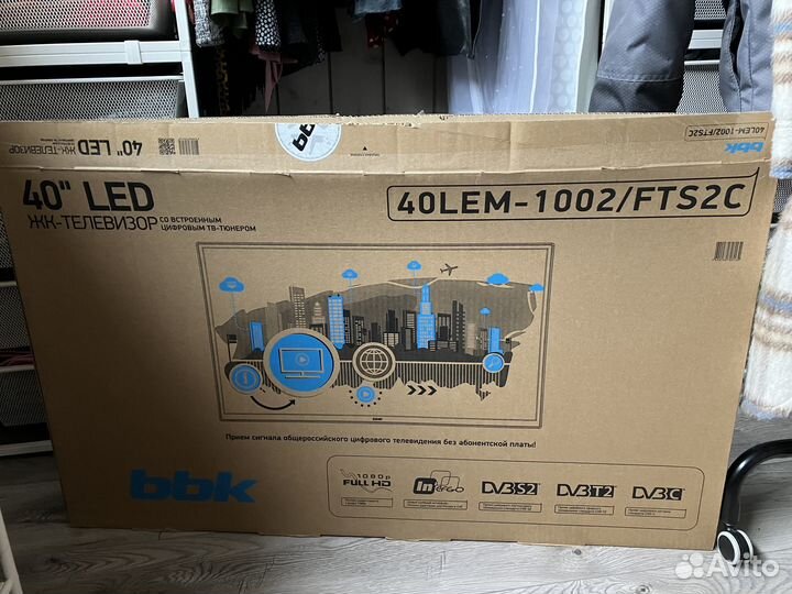 Телевизор BBk 40 дюймов
