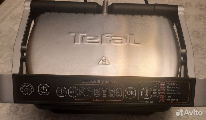 Электрогриль tefal optigrill gc706d34