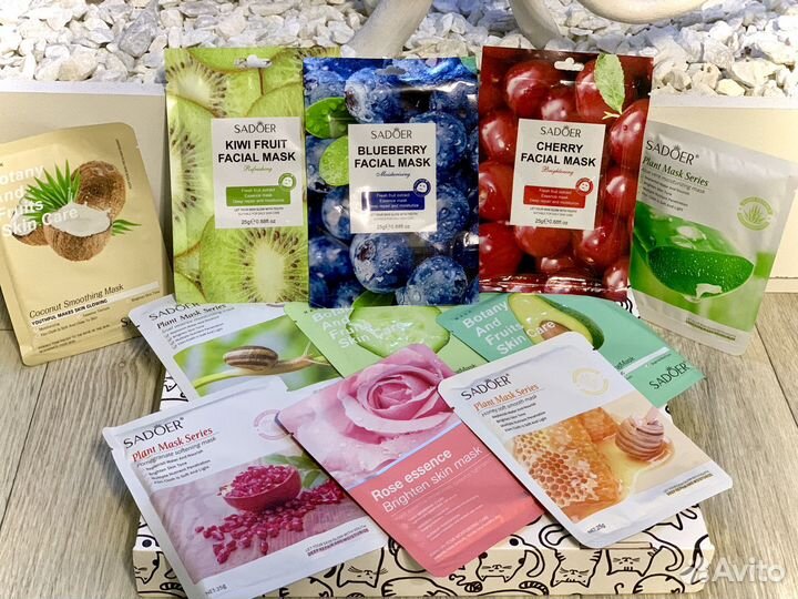 Тканевые маски для лица