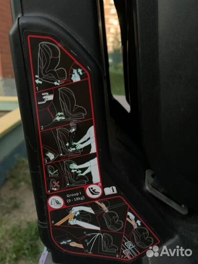 Детское автокресло 9 до 36 кг