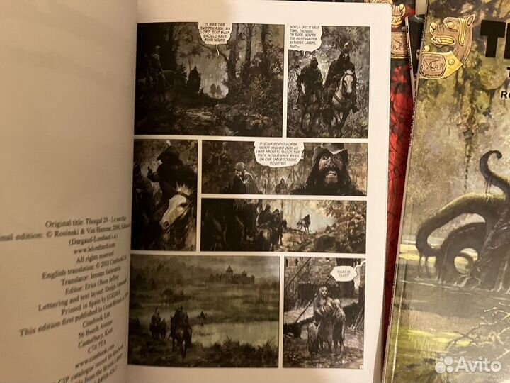 Thorgal 16-21 тома на английском